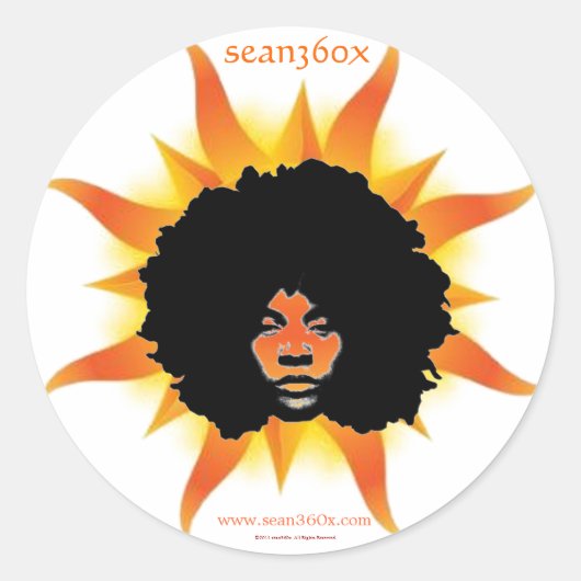 Sticker sean360x SUN (Voorkant)