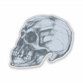 Sticker Séance de crâne pour Halloween (Devant)