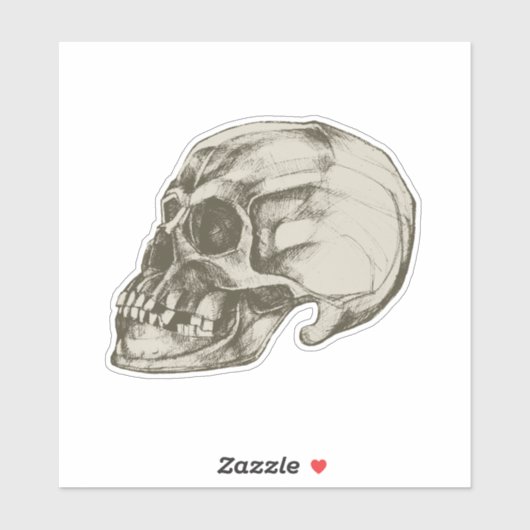 Sticker Séance de crâne pour Halloween (Feuille)