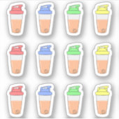 Sticker Secouants de Protéines Planificateur de Gym Bujo C (Devant)