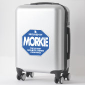 Sticker Sécurisé par Morkie (Sur valise)