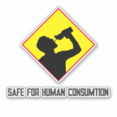 Sticker Sécurité de la consommation humaine (Devant)