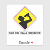 Sticker Sécurité de la consommation humaine (Feuille)