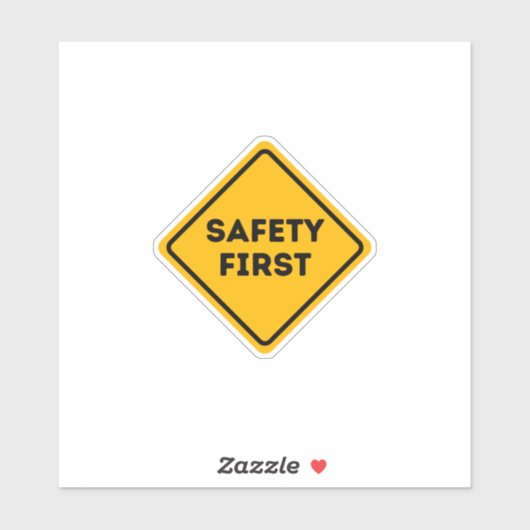 STICKER SÉCURITÉ EN PREMIER (Feuille)