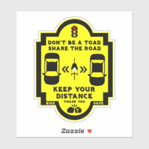 Sticker Sécurité routière à bicyclette