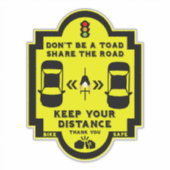 Sticker Sécurité routière à bicyclette (Devant)