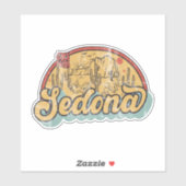 Sticker Sedona, Arizona  (Feuille)
