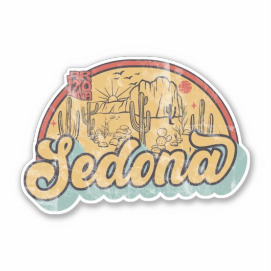 Sticker Sedona, Arizona  (Devant)