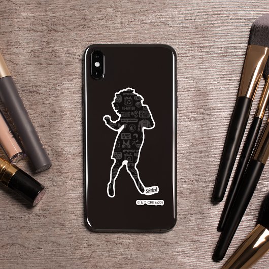 Sticker Seinfeld | Elaine Danse Silhouette