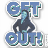 Sticker Seinfeld | Elaine - Sortez ! (Devant)
