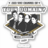 Sticker Seinfeld | Êtes-vous maître de votre domaine? (Devant)