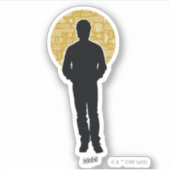 Sticker Seinfeld | Jerry Seinfeld Silhouette (Devant)