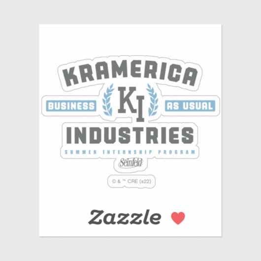 Sticker Seinfeld | Kramerica Industries (Feuille)