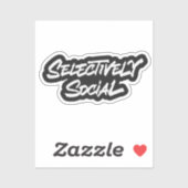Sticker Sélectivement social (Feuille)