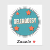 Sticker Sélénodésie (Feuille)