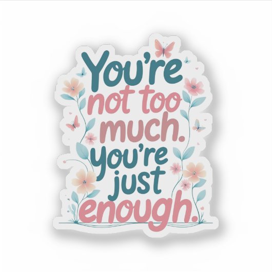 Sticker Self-Acceptance (Devant)