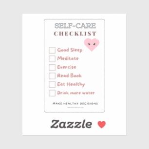 STICKER SELF-CARE CHECKLIST