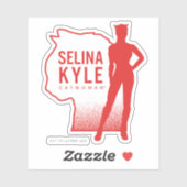 Sticker Selina Kyle Catwoman Outline Logo (Feuille)