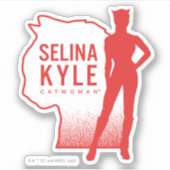 Sticker Selina Kyle Catwoman Outline Logo (Devant)