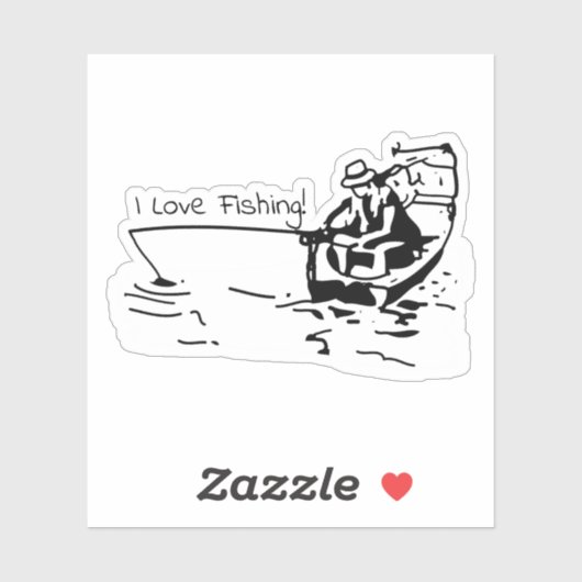 Sticker Semaine de la pêche - J'aime la pêche! (Feuille)