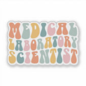 Sticker Semaine Médicale des scientifiques de laboratoire (Devant)
