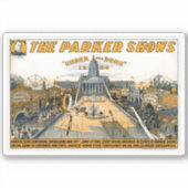 Sticker Semi-centenaire du Kansas. State House Grounds. (Devant)