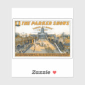 Sticker Semi-centenaire du Kansas. State House Grounds. (Feuille)