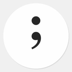 Sticker Semicolon