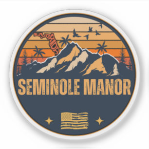Sticker Seminole Manor, Floride