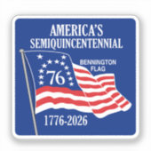 Sticker Semiquincentenaire de l'Amérique 1776-2026 USA 250 (Recto)