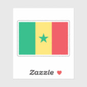 Sticker Sénégal (Feuille)