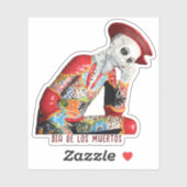 Sticker Señor Hombre Dia De Los Muertos (Feuille)