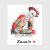 Sticker Señor Hombre Dia De Los Muertos (Feuille)