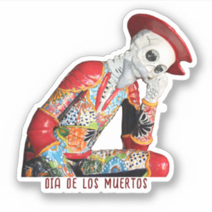 Sticker Señor Hombre Dia De Los Muertos