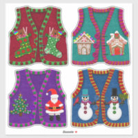 Sens Look adorable Noël Tacky Vests