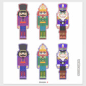 Sticker Sens Look Nutcrackers Soldats Noël Cheval (Feuille)