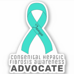 Sticker Sensibilisation à la fibrose hépatique congénitale