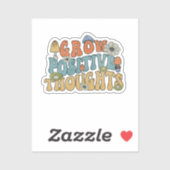 Sticker Sensibilisation à la santé mentale, amant Plante, (Feuille)