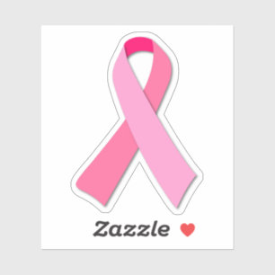 Sticker Sensibilisation au cancer du sein Ruban rose