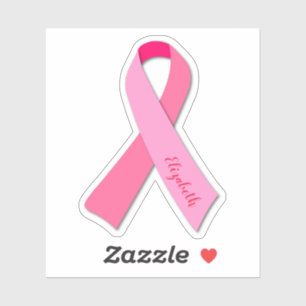 Sticker Sensibilisation au cancer du sein Ruban rose