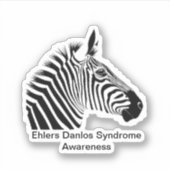 Sticker Sensibilisation au syndrome d'Ehlers Danlos (Devant)
