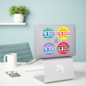 Sticker Sensibilité des sourds Difficile d'oreille sourde  (Ordinateur portable sur le bureau)