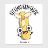 Sticker Sentez Fantastic Funny Fan Pun (Feuille)