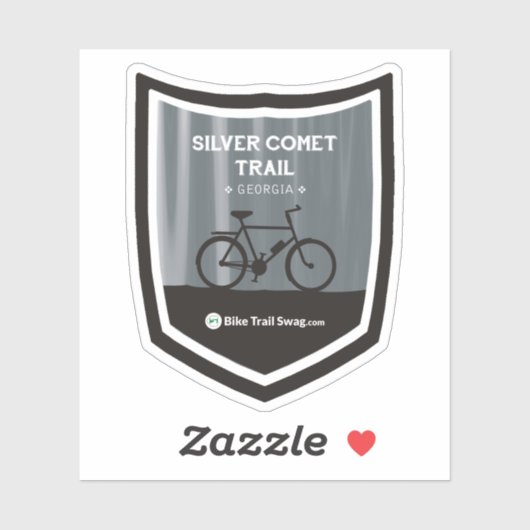 Sticker Sentier de la comète argentée (Feuille)