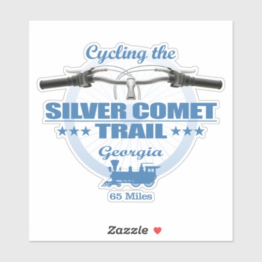 Sticker Sentier de la comète argentée (H2) (Feuille)