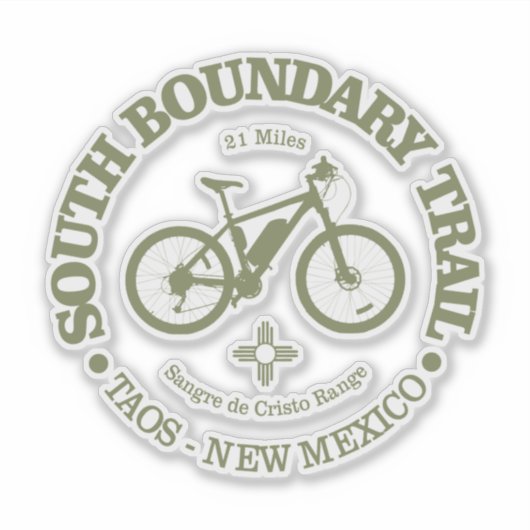 Sticker Sentier de la frontière sud (MB) (Devant)