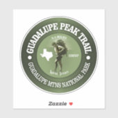 Sticker Sentier de pic de Guadalupe (O) (Feuille)