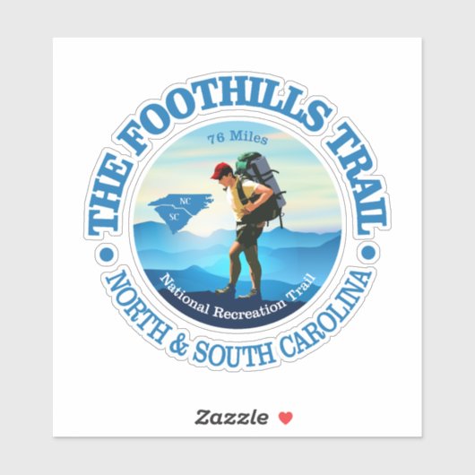 Sticker Sentier Foothills (C) (Feuille)