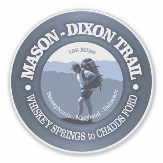 Sticker Sentier Mason-Dixson (BG) (Devant)