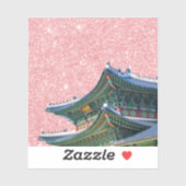 Sticker Séoul (Feuille)